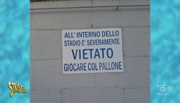 Cristiano Militello e lo stadio in cui è vietato giocare col pallone