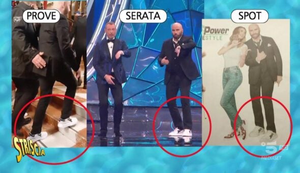 Esclusivo: John Travolta a Sanremo nel pomeriggio (e già con il logo sulle scarpe)