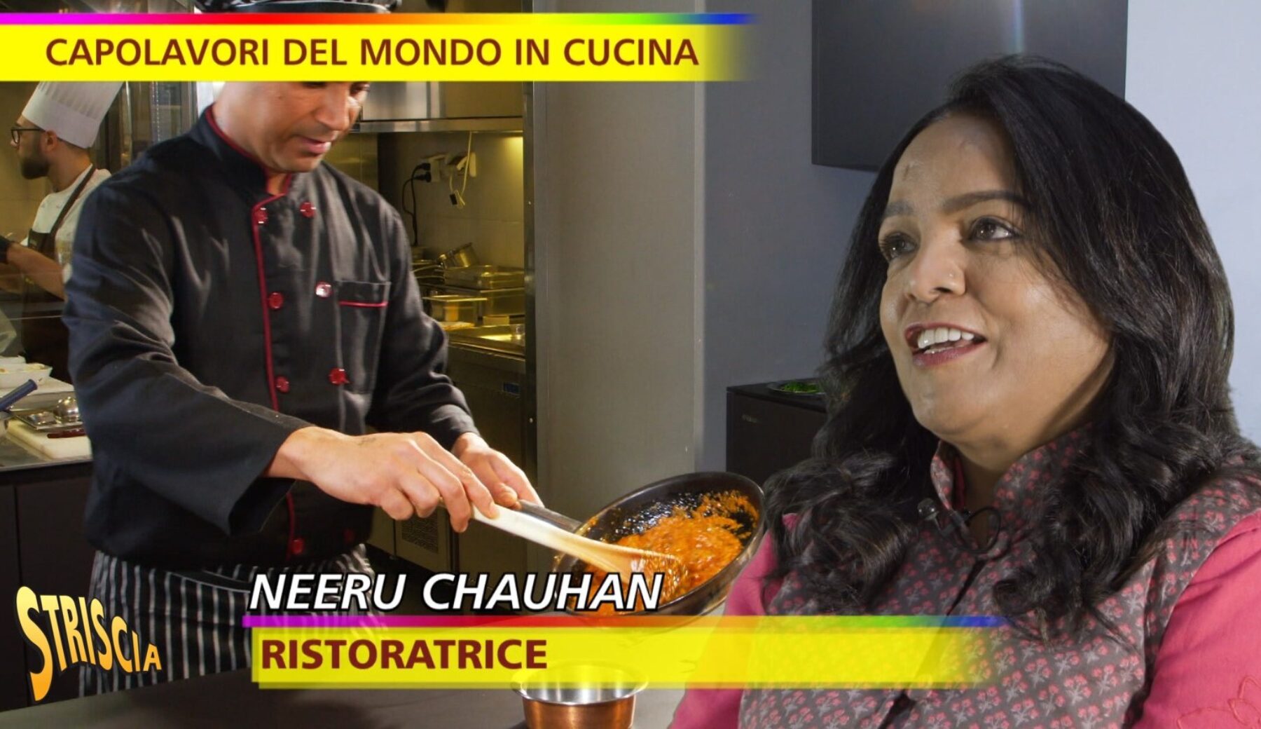 Oggi a Striscia la notizia, nella rubrica “Capolavori del mondo in cucina” il “lamb tawa masala” di Neeru Chauhan