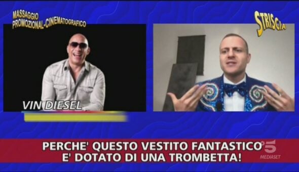 Vin Diesel a Striscia la notizia