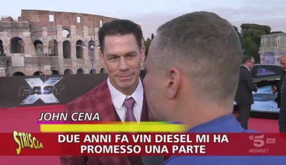 John Cena a Striscia la notizia