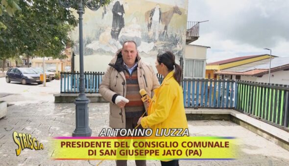 Stefania Petyx e il selfie anti-mafia a San Giuseppe Jato