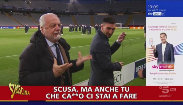 De Laurentiis Show, dopo Dazn litiga anche con Sky