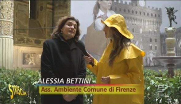 Pioggia di guano a Firenze