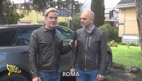 Jimmy Ghione e l'auto rubata a Roma e ritrovata in Ungheria