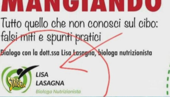 Striscia il cartellone, tutti a dieta dalla Dottoressa Lasagna