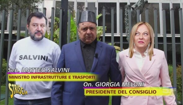 Giorgia Meloni, «da quando c'è lei le manganellate arrivano sempre in orario»