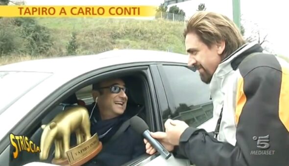 Carlo Conti, Sanremo 2025 e… quattro Tapiri (uno profetico)
