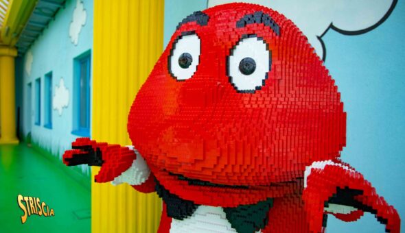 Il Gabibbo di Lego® protagonista a «Exhibricks - mattoncini a Genova»