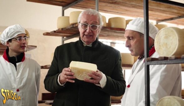 Stasera a Striscia, Davide Rampello e il Canestrato di Moliterno