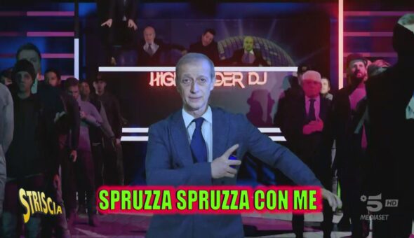 Highlander Dj spruzza profumo di Fassino