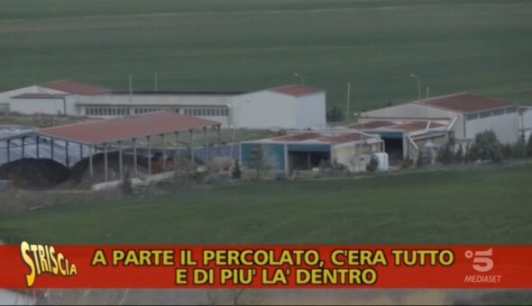 Incendio alla discarica di Deliceto. I servizi di Striscia