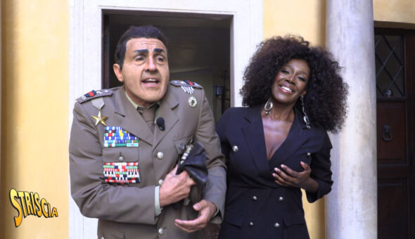 Sylvie Lubamba debutta accanto a “Vanna Tuttapanna”, il generale Vannacci di Dario Ballantini