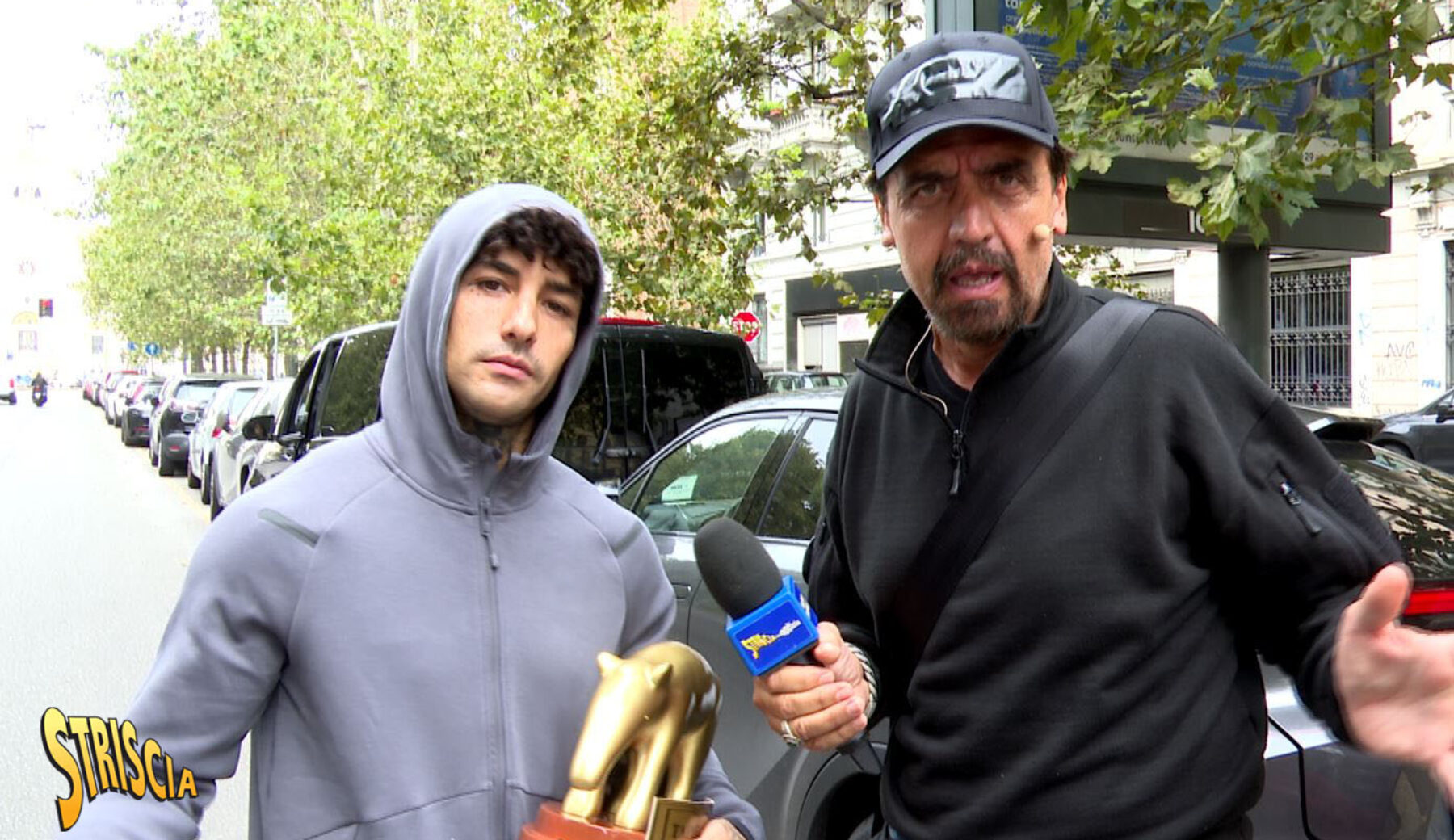 Stasera a Striscia: primo Tapiro d’oro della carriera a Tony Effe dopo il dissing con Fedez