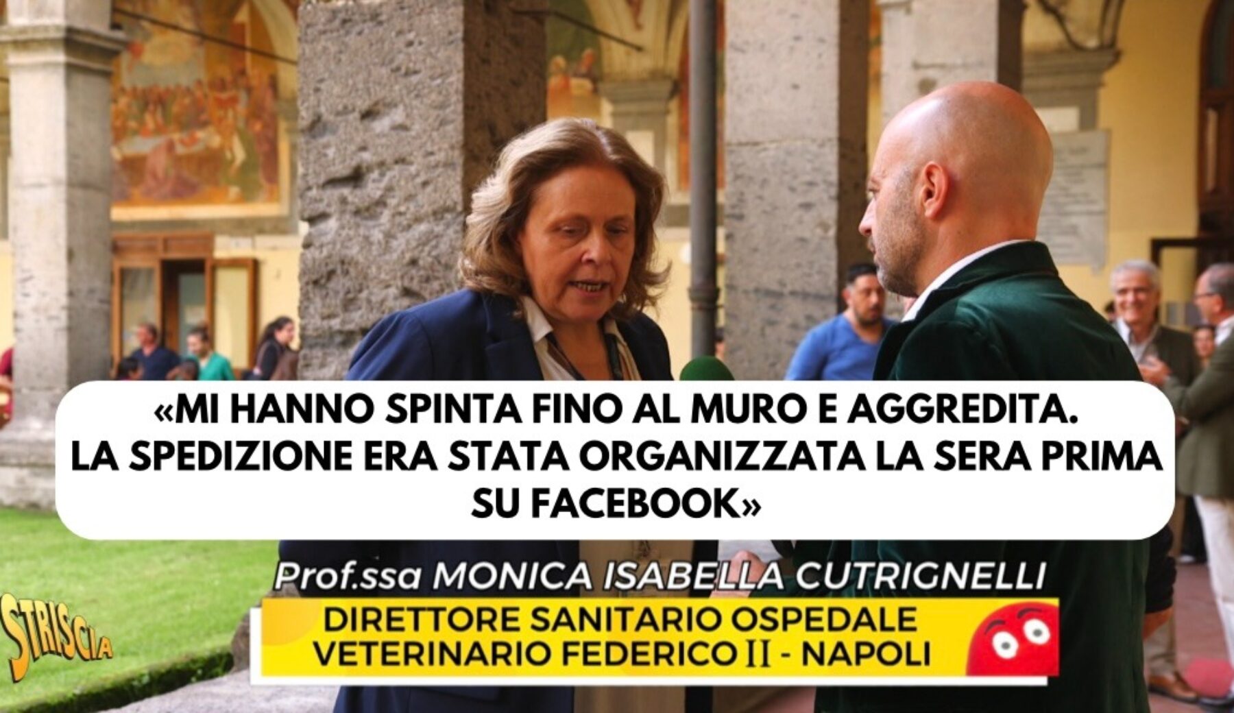 Oggi a Striscia: spedizione punitiva (e in diretta social) all’ospedale veterinario Federico II di Napoli. In esclusiva al tg satirico le prime dichiarazioni degli aggressori e il racconto di chi ha vissuto attimi di terrore