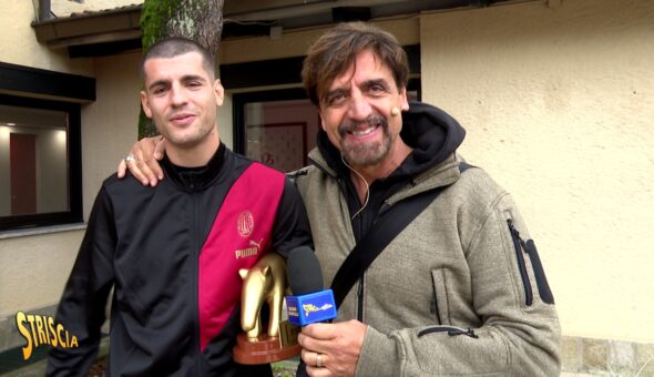 Oggi a Striscia: primo Tapiro d'oro della carriera ad Alvaro Morata dopo l'annuncio del sindaco di Corbetta sulla nuova residenza del calciatore