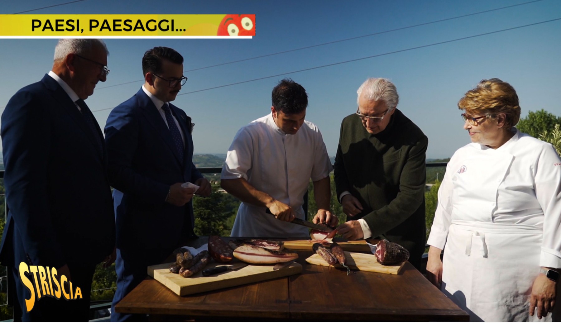 Stasera a Striscia, Davide Rampello e il suino nero di Guardiagrele