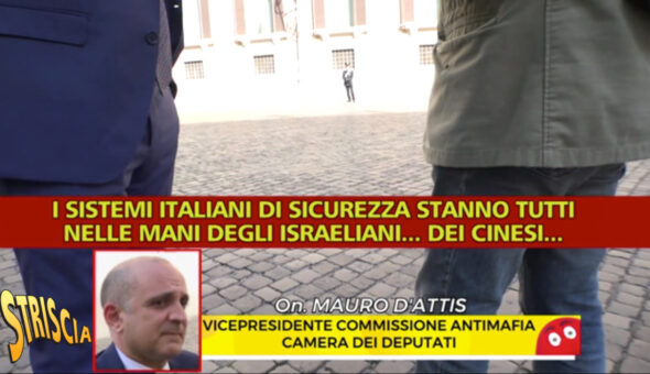 Caso dossieraggi e hacker, la rivelazione dell’onorevole Mauro D’Attis a Enrico Lucci: «I sistemi italiani di sicurezza stanno tutti nelle mani degli israeliani… dei cinesi…»