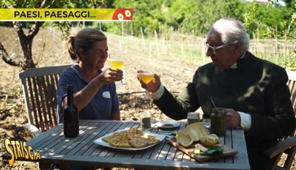 Stasera a Striscia, Davide Rampello e il sedano nero di Torricella Peligna