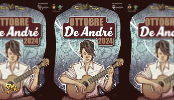 Antonio Ricci, Dori Ghezzi e Gerry Scotti al gran finale di Ottobre De André tra Fieui di Caruggi e Trafficanti di Sogni: ad Albenga il Teatro Ambra è gremito per aiutare la Comunità di don Gallo
