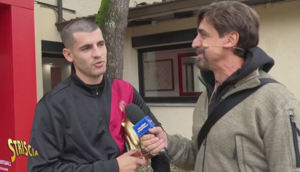 Oggi a Striscia: primo Tapiro d'oro della carriera ad Alvaro Morata