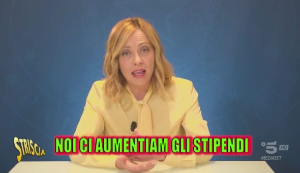 Meloni dj si scatena sulle note di: «Tu la pensione la prendi… a 70 anni, 70 anni»