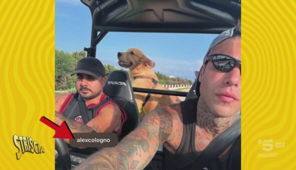 Concerti e curve: le foto sarde di Fedez con Cologno e Rosiello