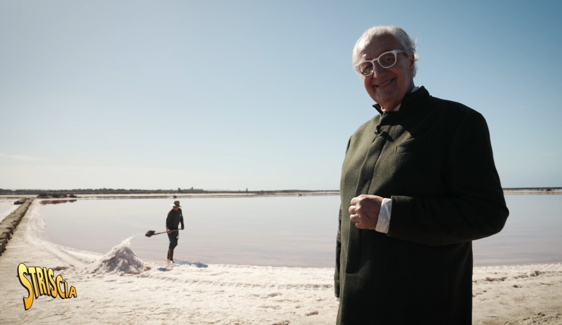 Oggi a Striscia, Davide Rampello e le saline di Mozia