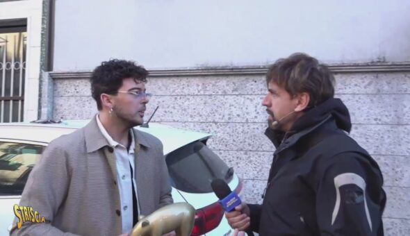 Stasera a Striscia, Tapiro d'oro a Stash vittima di un furto di orologi in centro a Milano