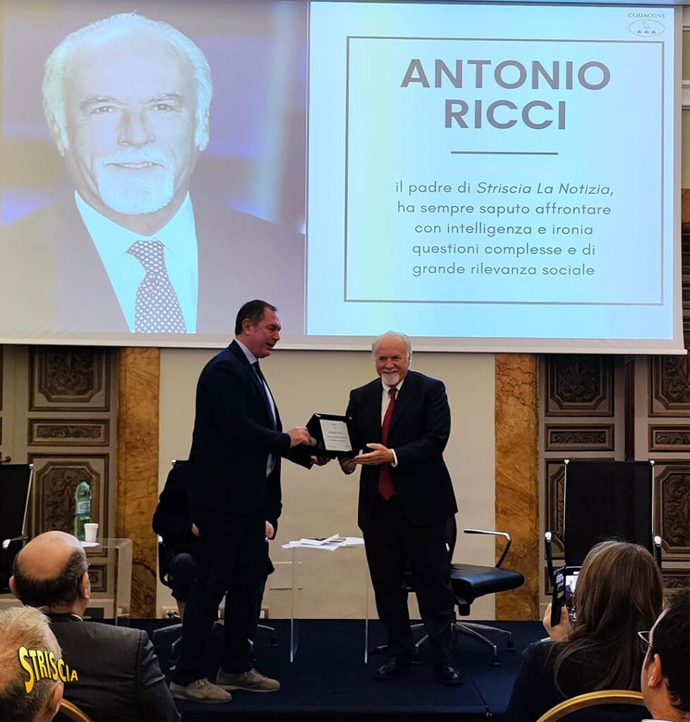 Antonio Ricci riceve dal Codacons