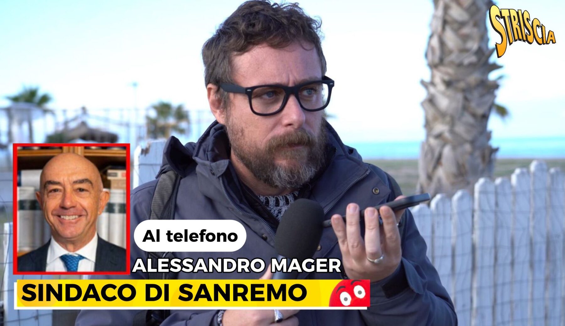 Stasera a Striscia: Caso Festival di Sanremo, Pinuccio intervista il Sindaco Alessandro Mager. «Vi spiego perché abbiamo fatto ricorso»