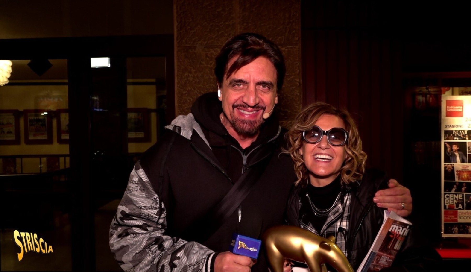 Stasera a Striscia: Tapiro d’oro a Irene Grandi per la poca sportività con cui ricorda il secondo posto a Sanremo 2000. «Se uno faceva il conto dei voti…»