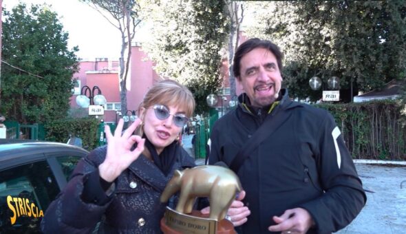 Tapiro d’oro a Milly Carlucci per il pasticcio del “caso Mariotto”. «Quella frase non era rivolta a me: mi chiama la sua “mami”. E il “fallo di mano” non è stato intenzionale» 