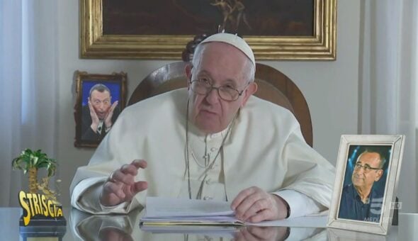 Grande Flagello: il nostro Papa Francesco dirama la lista dei big di Sanremo