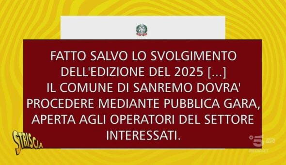 Per il Tar della Liguria Sanremo non è della Rai: Pinuccio indaga sul format (poco) originale del Festival