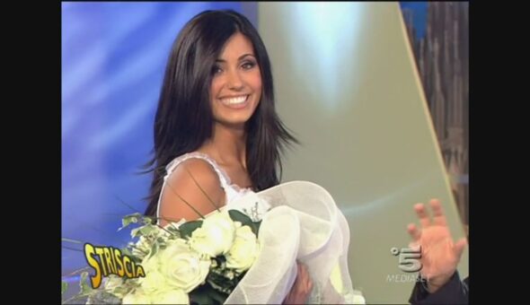 Il debutto da Velina di Federica Nargi