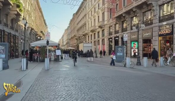 Attentato di Magdeburgo, questa sera a Striscia la notizia, Valerio Staffelli a Milano entra senza ostacoli con l’auto in una Piazza Duomo gremita in barba all’innalzamento dei livelli di sicurezza promesso dal ministro Piantedosi