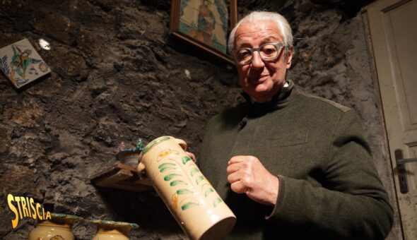 Questa sera a Striscia la notizia nella rubrica “Paesi, paesaggi...” Davide Rampello e le “ceramiche di Burgio”