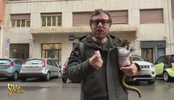 Stasera a Striscia: a Sanremo 2025 i 