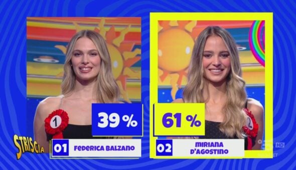 Velina bionda, Miriana D'Agostino vince il primo quarto di finale!