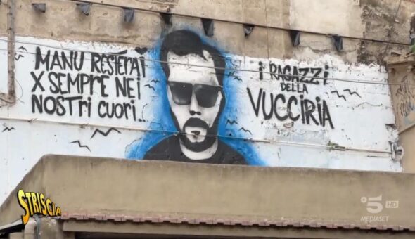 Petyx a Palermo e il murales che omaggia il figlio del boss. Dopo il servizio di Striscia, la gigantografia è stata rimossa