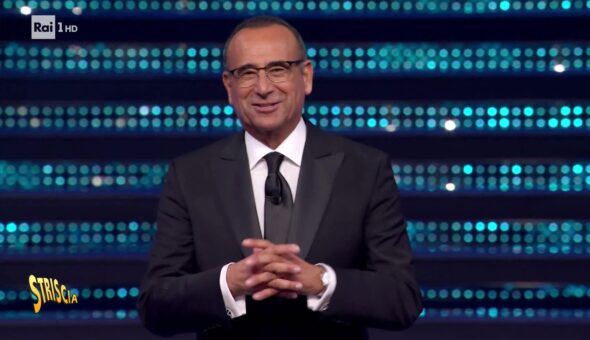 Sanremo, Conti ringrazia le forze dell’ordine ma Striscia racconta le falle nel sistema di sicurezza