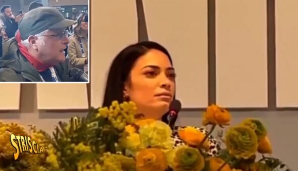 Esclusiva Striscia, Elodie: «Non voterei per Giorgia Meloni neanche se mi tagliassero una mano». La dichiarazione “d’amore” dell'artista alla premier in risposta a Enrico Lucci