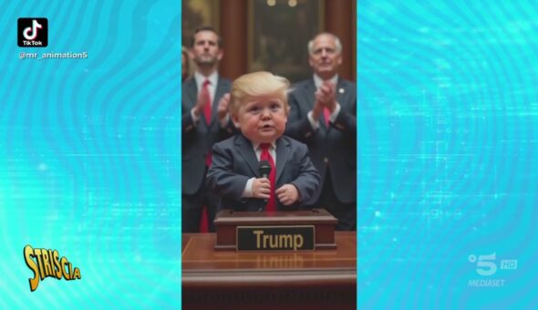 Baby Trump balla sulle note di Y.M.C.A.