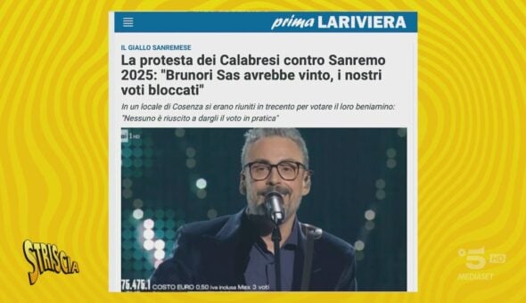 Pinuccio e il televoto a Sanremo: segnalazioni sulle anomalie nell'invio delle preferenze