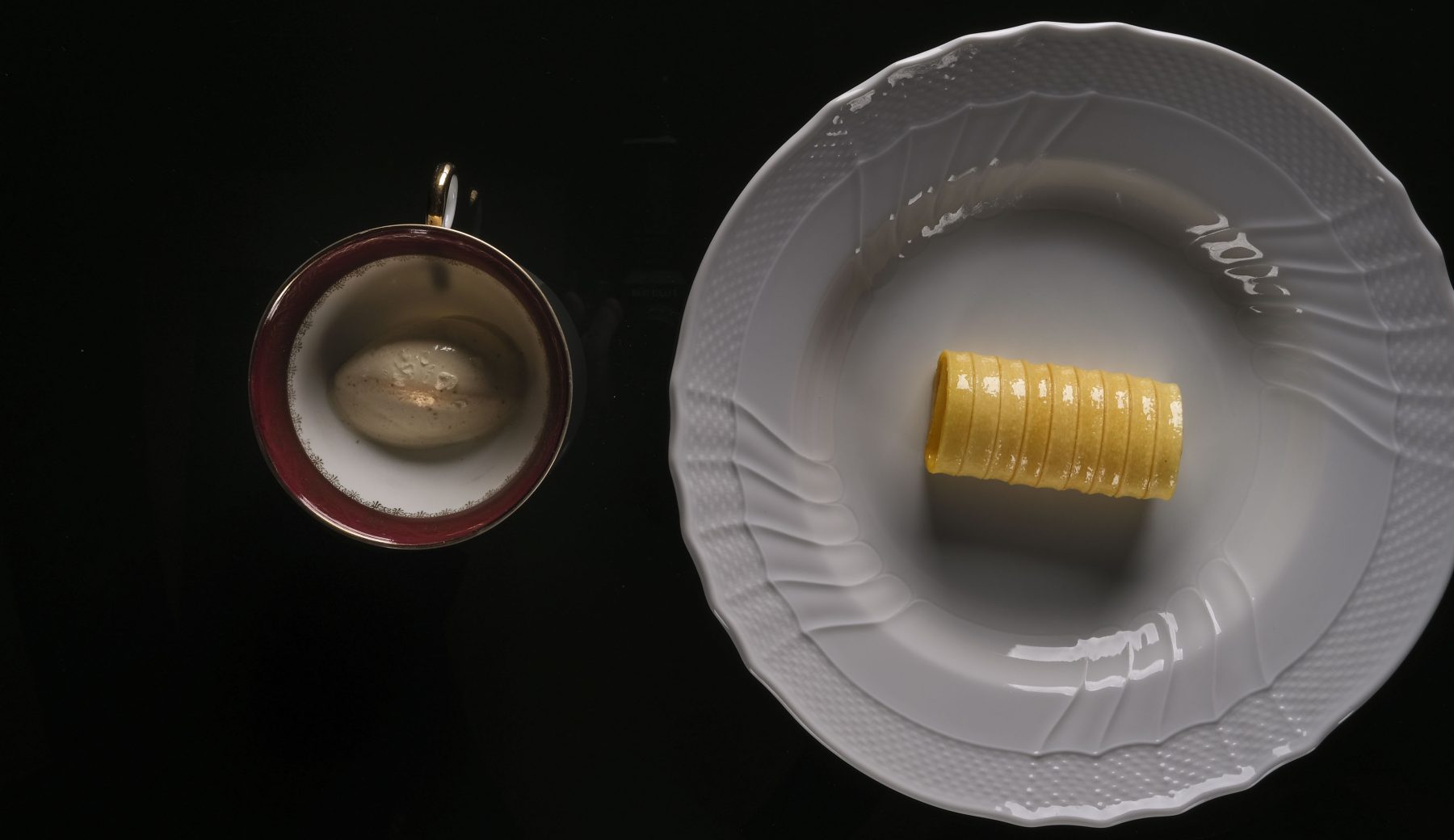 Il “Cannellone d’aria con gelato al tartufo bianco” di Alberto Gipponi