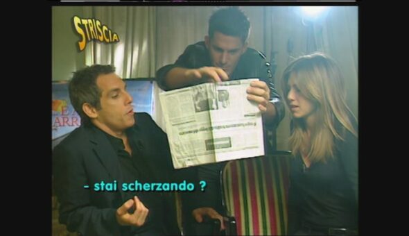 Casanova con Stiller e Aniston