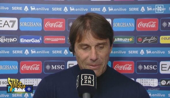 Striscioni, Conte: staremo fino alla fine attaccati, non vi dico a cosa