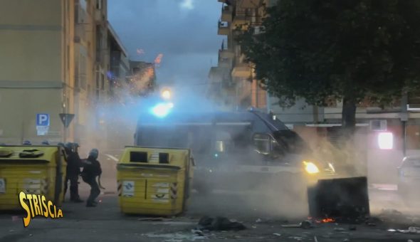 Follia e guerriglia urbana per le vampe di San Giuseppe a Palermo