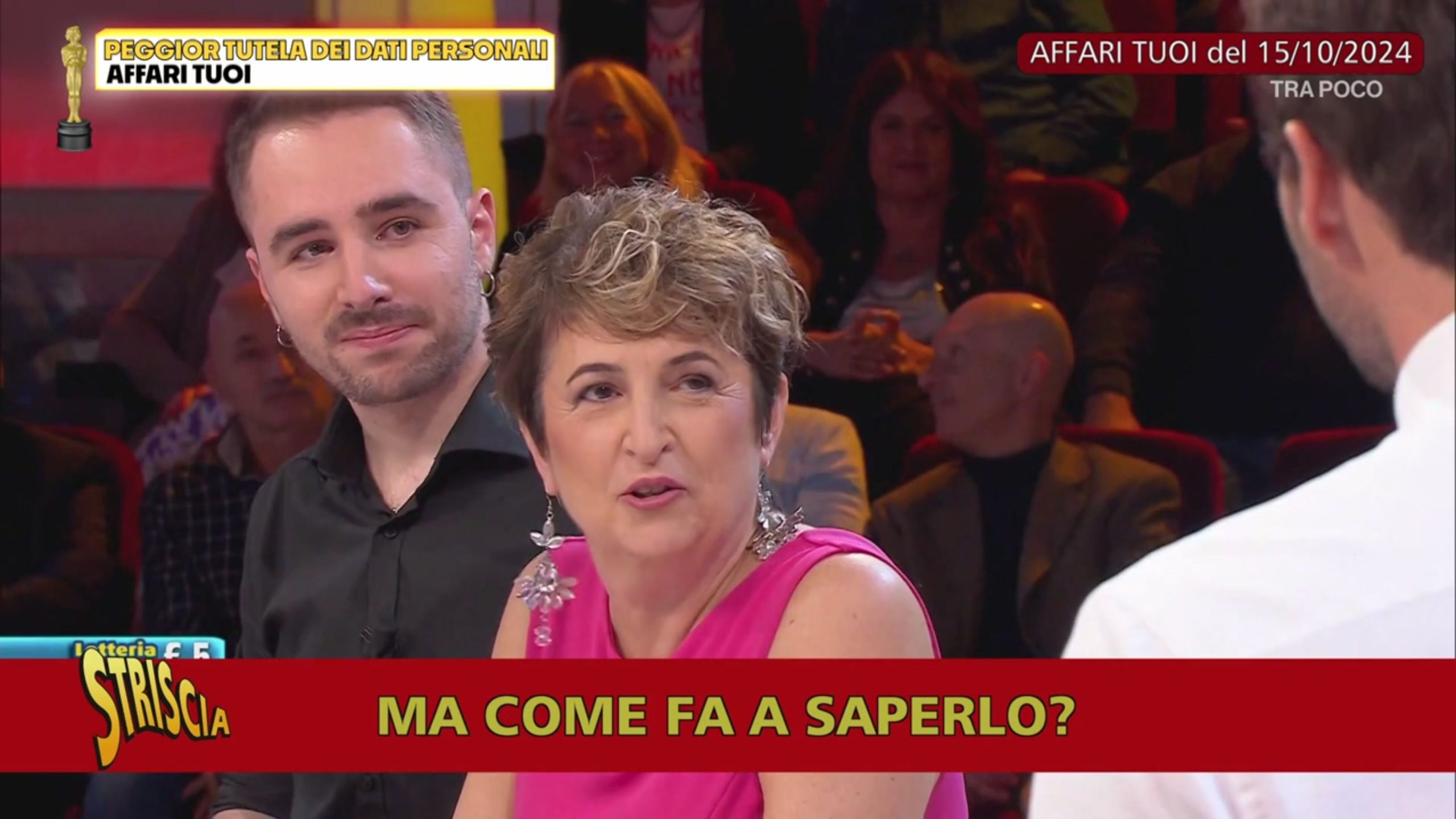 Gli Oscar dei Caressas premiano Affari Tuoi per la “Peggior tutela dei dati personali”
